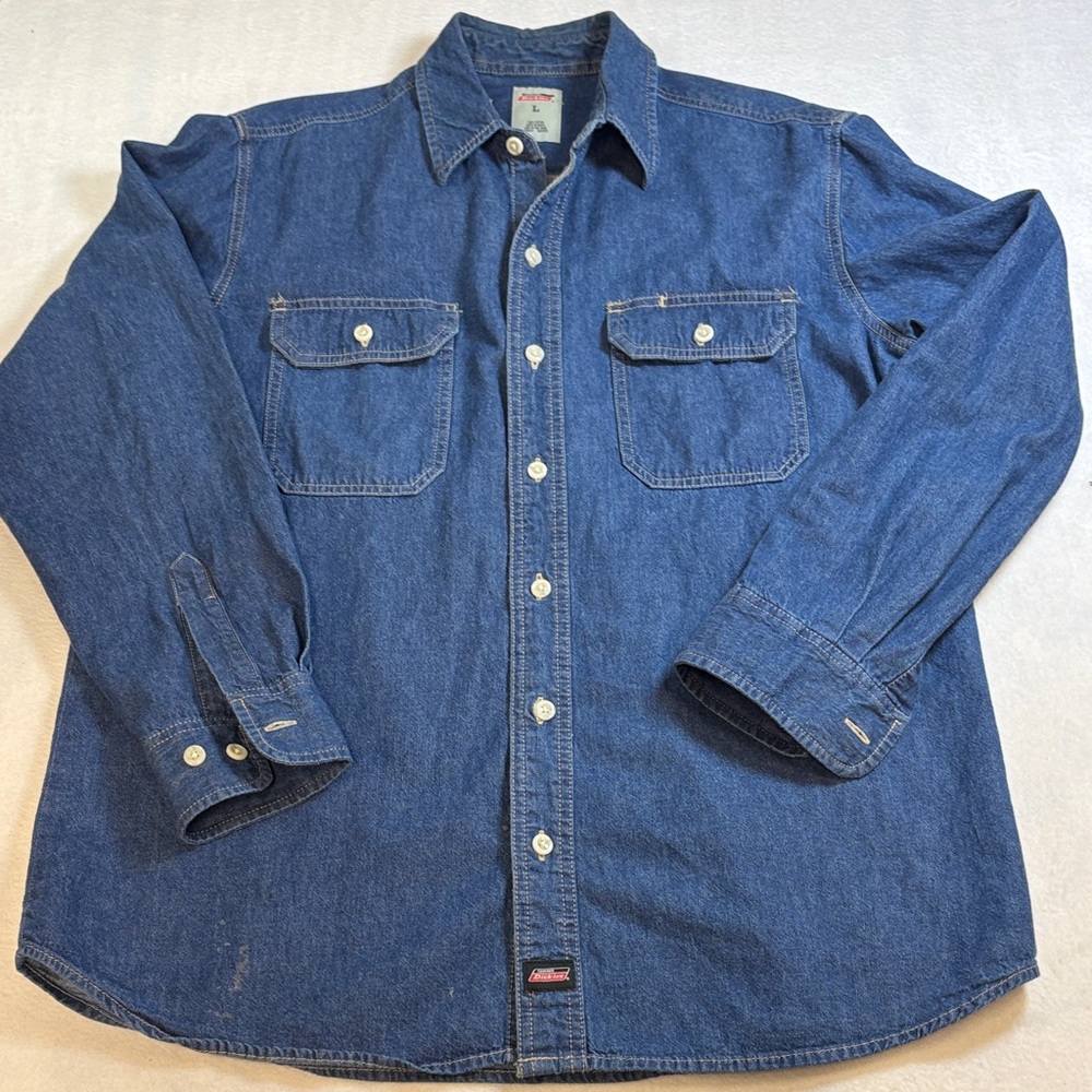 Dickies Blue Denim Shirt